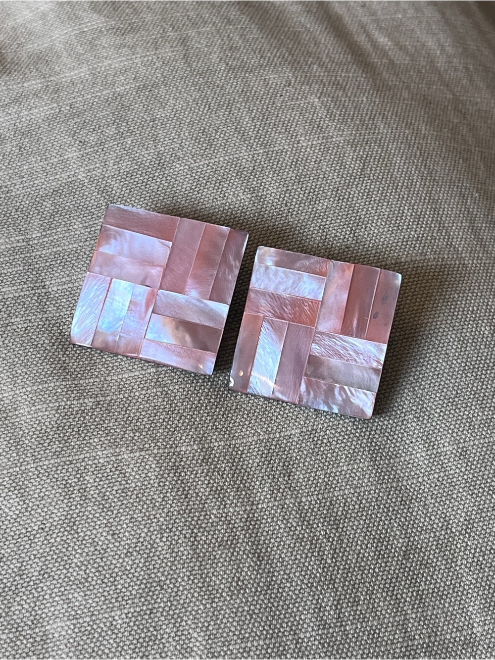 Vintage pink earrings